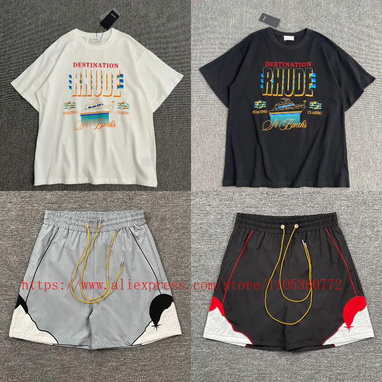 Fear Of God Essential - 2026 New RHUDE Men's Print Casual