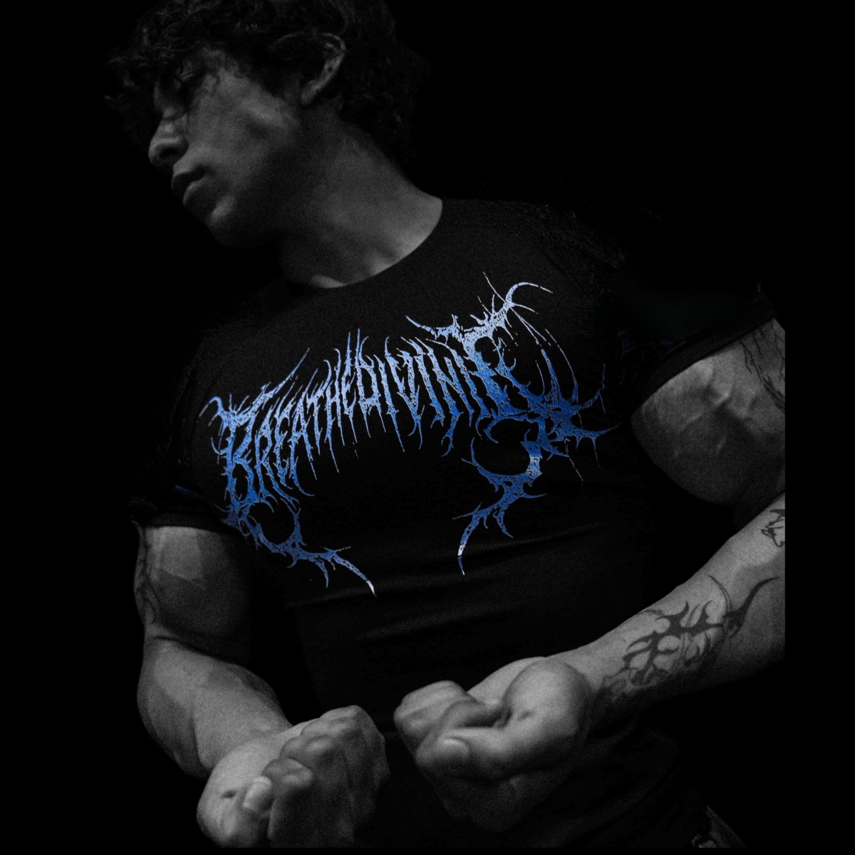 Streetwear Brand Fonts - Blue Font Gym Knight Dark Wind