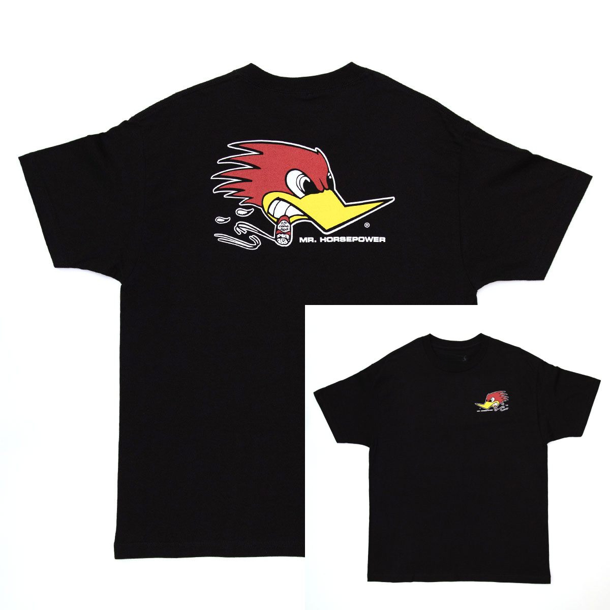 Streetwear Brand Graphics - Red Woodpecker Logo Classic Racing Car