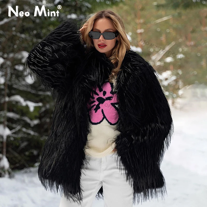 Neo Mint 2024 Winter Furry Fau - Streetwear Brand Jacket 리뷰 및 가격