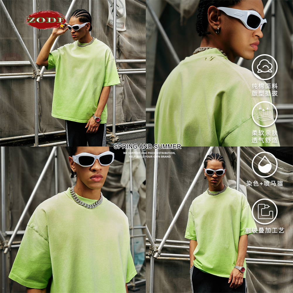 ZODF 2024 Summer Men Washed Gr - Streetwear Brand Marketing 리뷰 및 가격