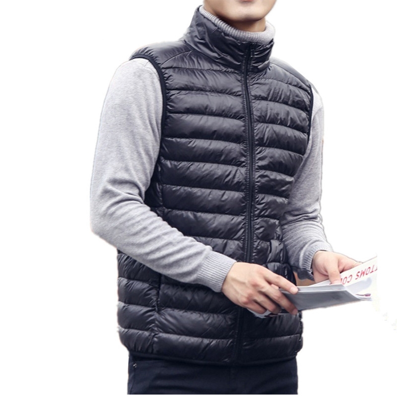 Men's Sleeveless Puffer Jacket - Streetwear Brand Jacket 리뷰 및 가격