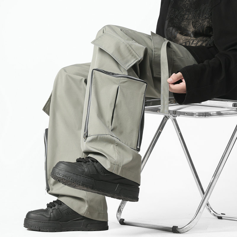 Fashion Men Cargo Pants Loose  - Streetwear Brand 리뷰 및 가격
