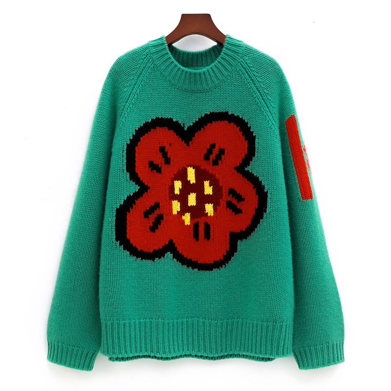 Ladies 100% pure cashmere swea - Streetwear Brand With Flowers 리뷰 및 가격