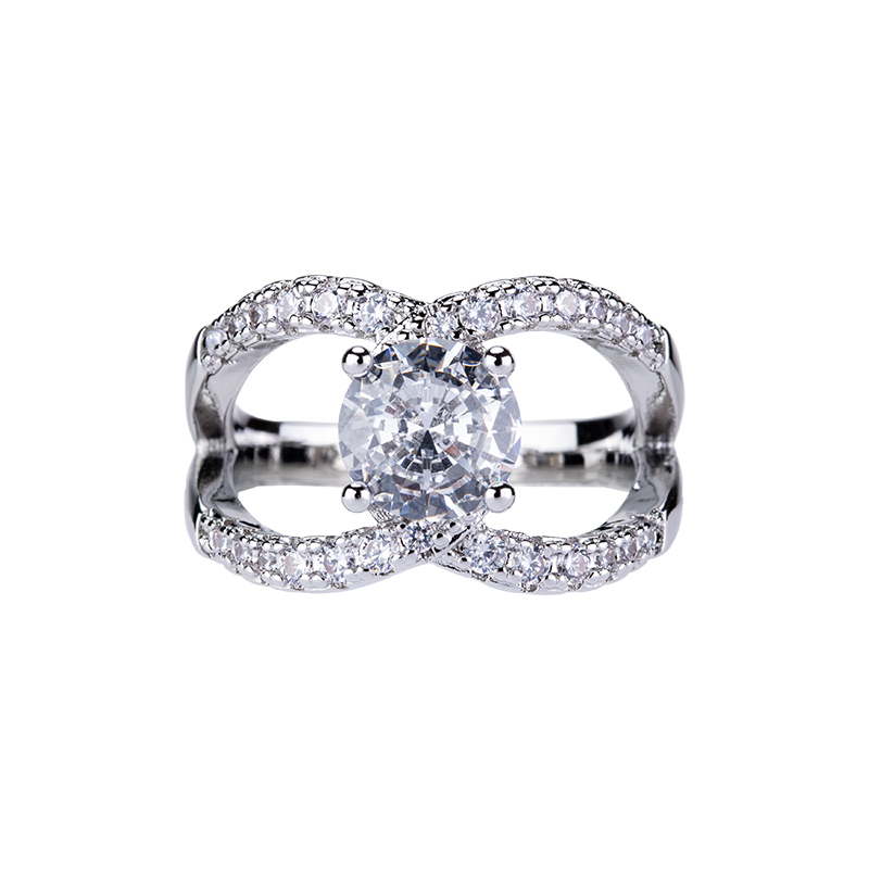 925 Sterling Silver Shiny Zirc - Streetwear Brand Rings 리뷰 및 가격