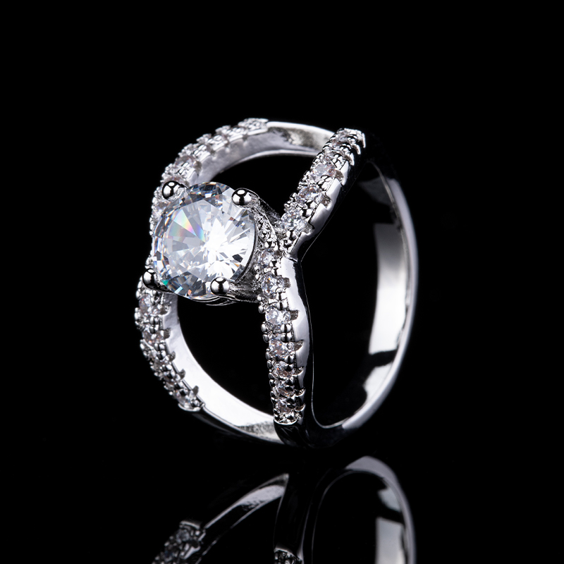 925 Sterling Silver Shiny Zirc - Streetwear Brand Rings 리뷰 및 가격
