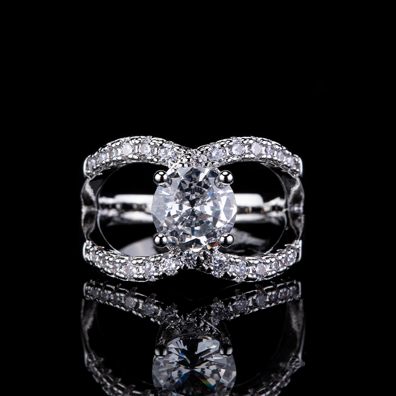 925 Sterling Silver Shiny Zirc - Streetwear Brand Rings 리뷰 및 가격
