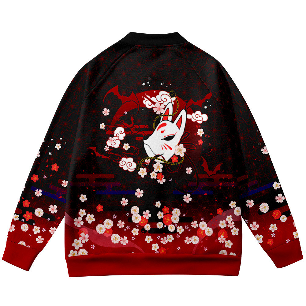 Coats Anime Flower Fox 3D Prin - Streetwear Brand With Flowers 리뷰 및 가격
