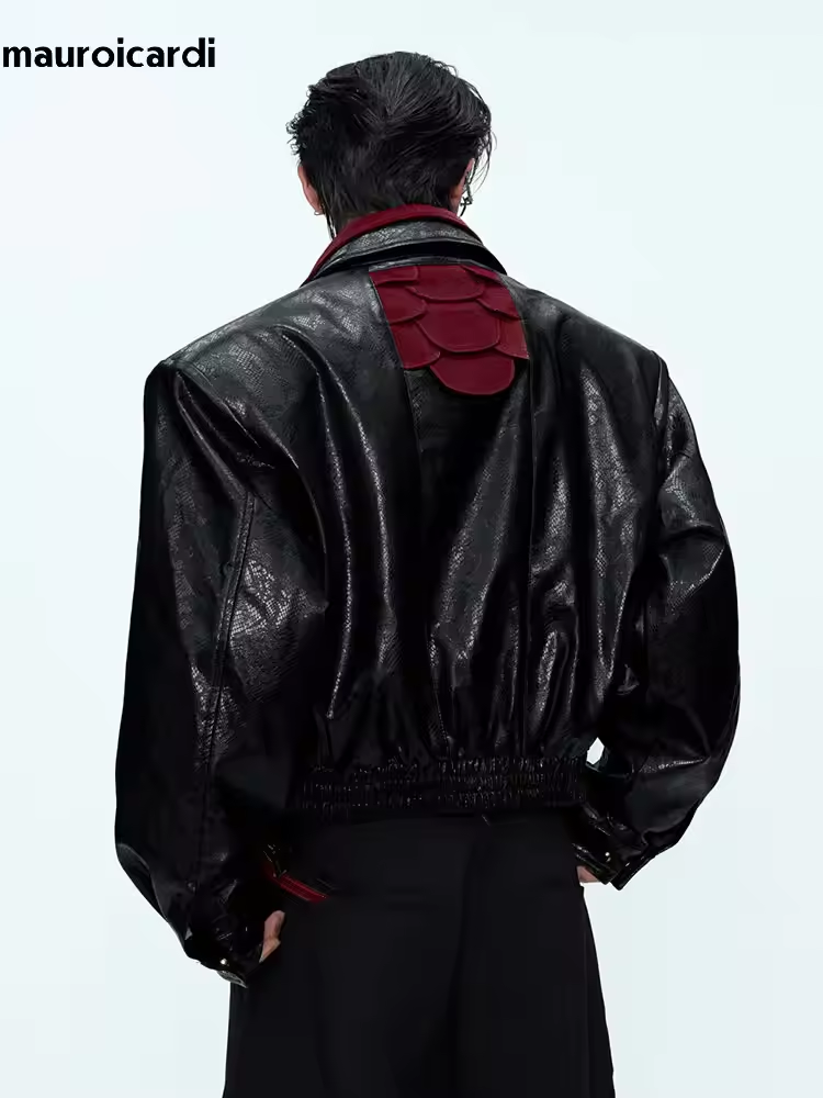 Mauroicardi Spring Autumn Patc - Streetwear Brand Jacket 리뷰 및 가격