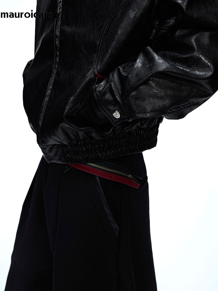 Mauroicardi Spring Autumn Patc - Streetwear Brand Jacket 리뷰 및 가격