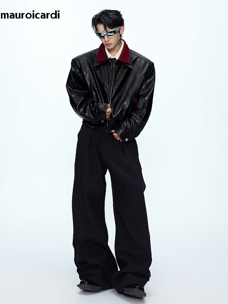 Mauroicardi Spring Autumn Patc - Streetwear Brand Jacket 리뷰 및 가격