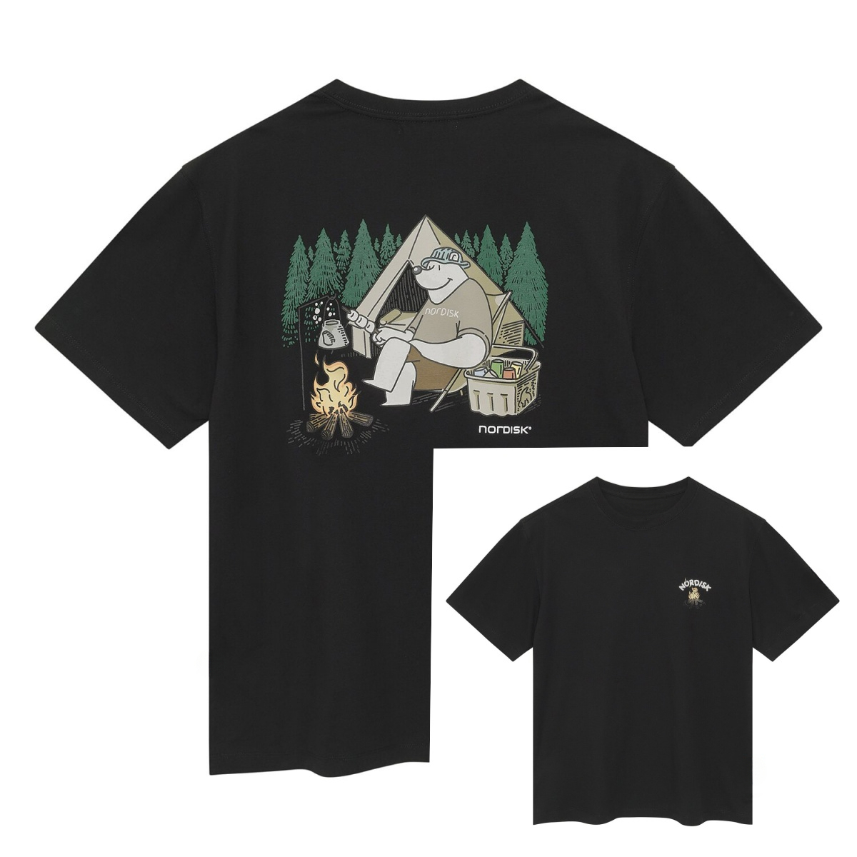Black Classic Outdoor Camping  - Streetwear Brand Graphics 리뷰 및 가격
