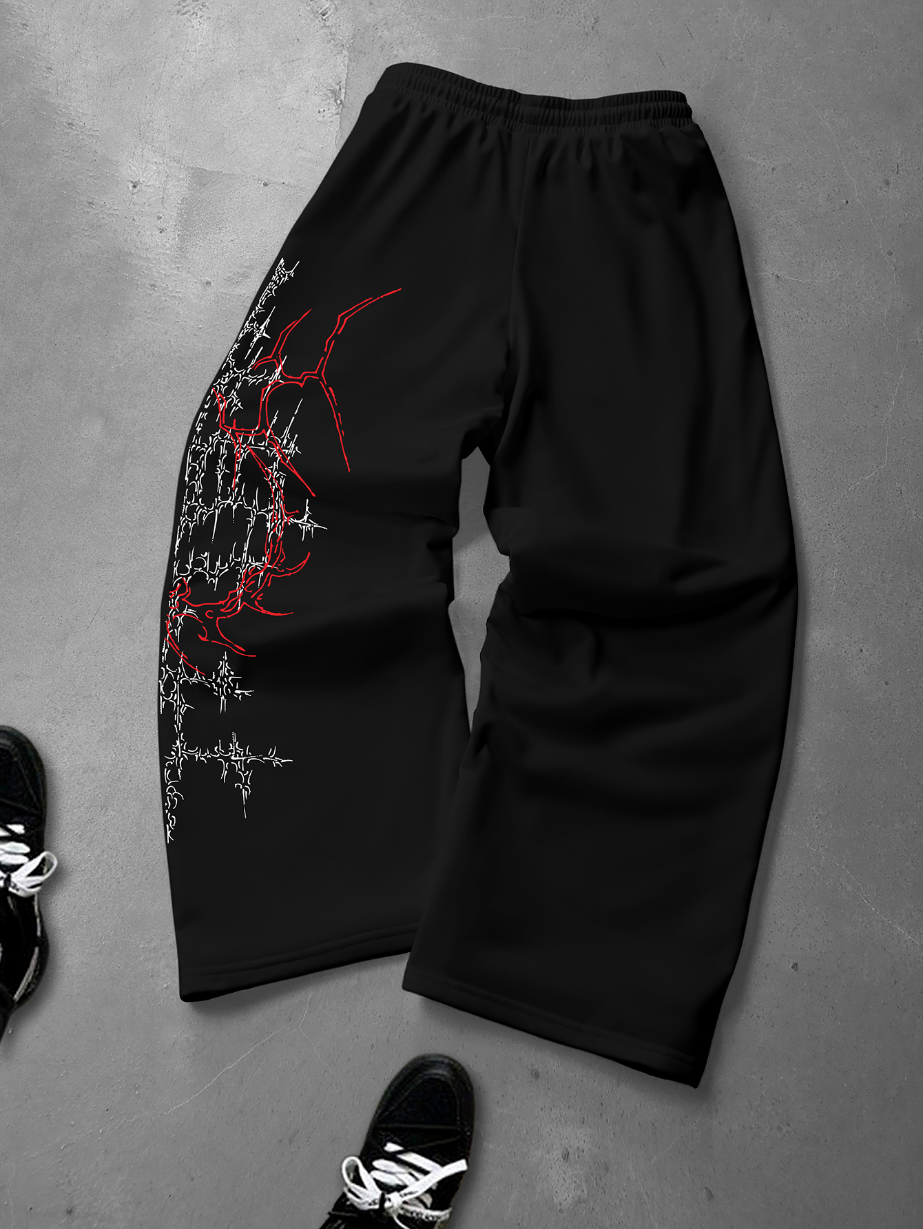 Men's Oversized Gothic Streetw - Streetwear Brand Fonts 리뷰 및 가격