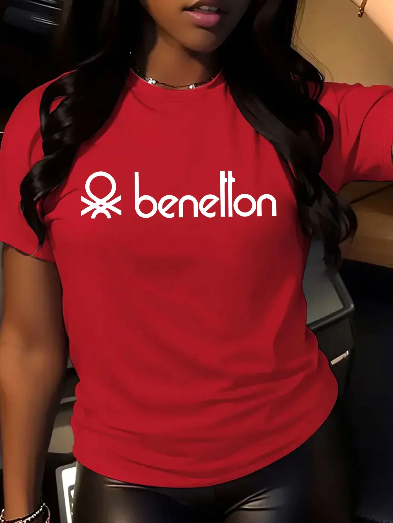 Benelton Graphic Print Women'S - Streetwear Brand Graphics 리뷰 및 가격