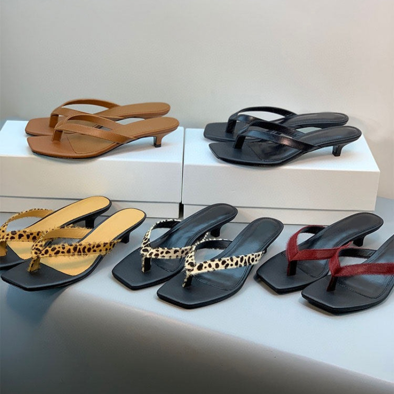 Luxury Brand Leather Heeled Fl - Streetwear Brand 리뷰 및 가격