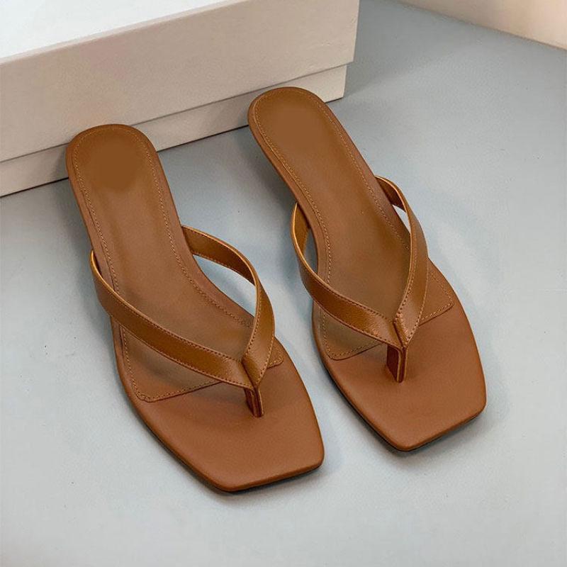 Luxury Brand Leather Heeled Fl - Streetwear Brand 리뷰 및 가격