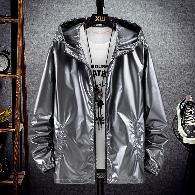 Spring and Autumn Shiny jacket - Streetwear Brand Jacket 리뷰 및 가격
